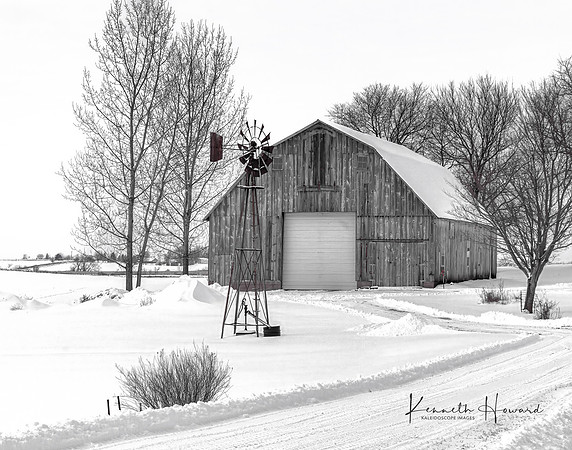 "Winter Barn"
